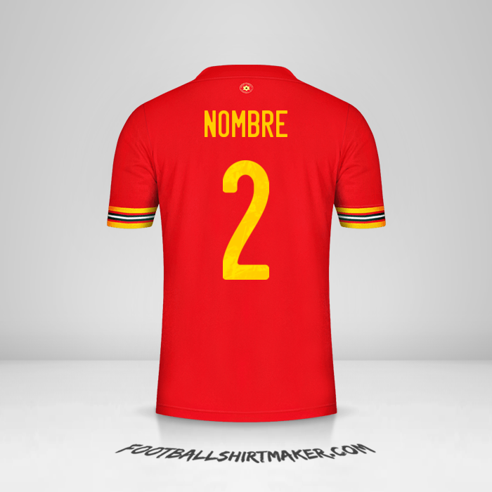 Camiseta Gales 2020/2021 -  nombre - 2