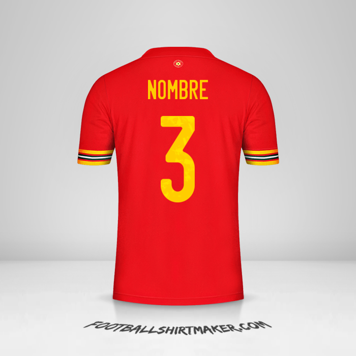 Jersey Gales 2020/2021 -  nombre - 3