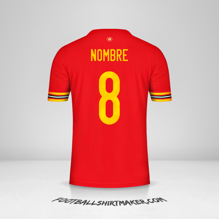 Jersey Gales 2020/2021 -  nombre - 8