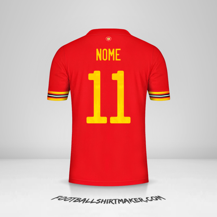Camisa País de Gales 2020/2021 -  nome - 11