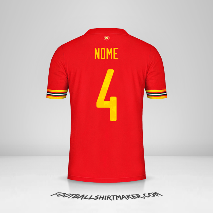 Camisa País de Gales 2020/2021 -  nome - 4
