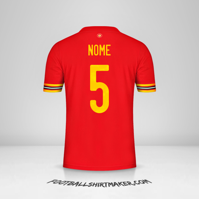 Camisa País de Gales 2020/2021 -  nome - 5