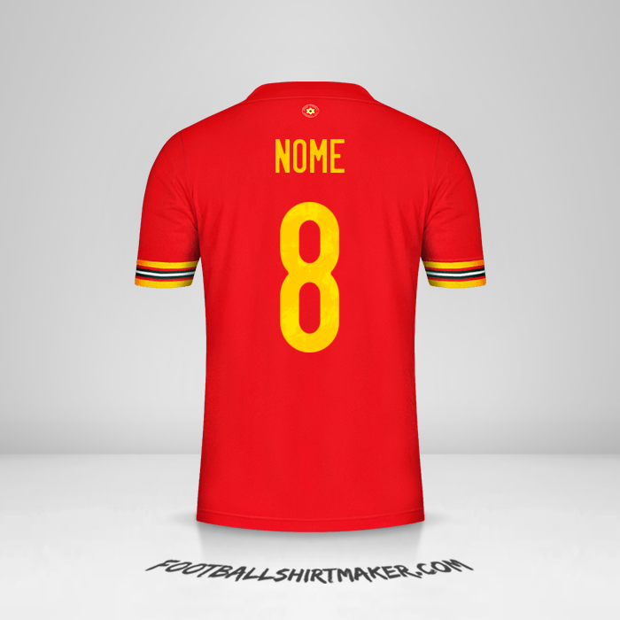 Camisa País de Gales 2020/2021 -  nome - 8