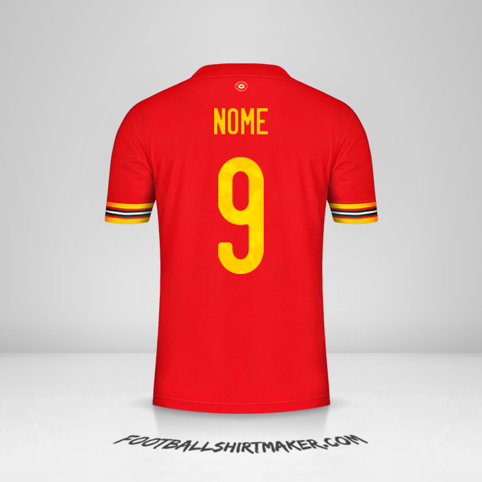 Camisa País de Gales 2020/2021 -  nome - 9