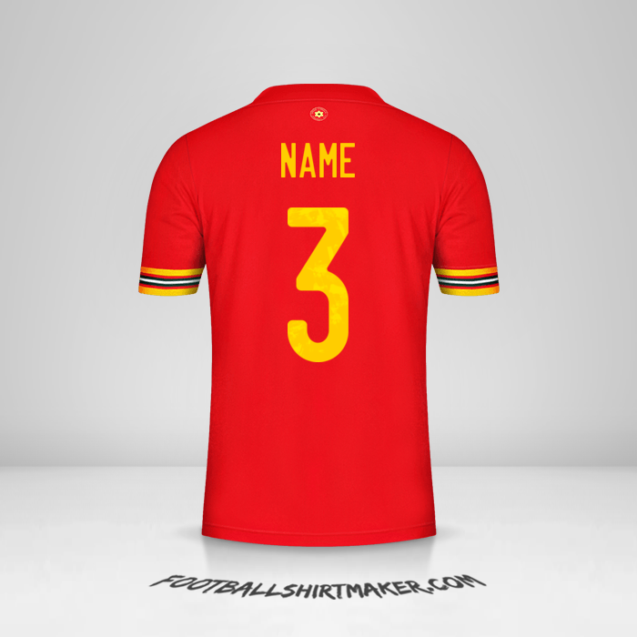 Shirt Wales 2020/2021 -  name - 3