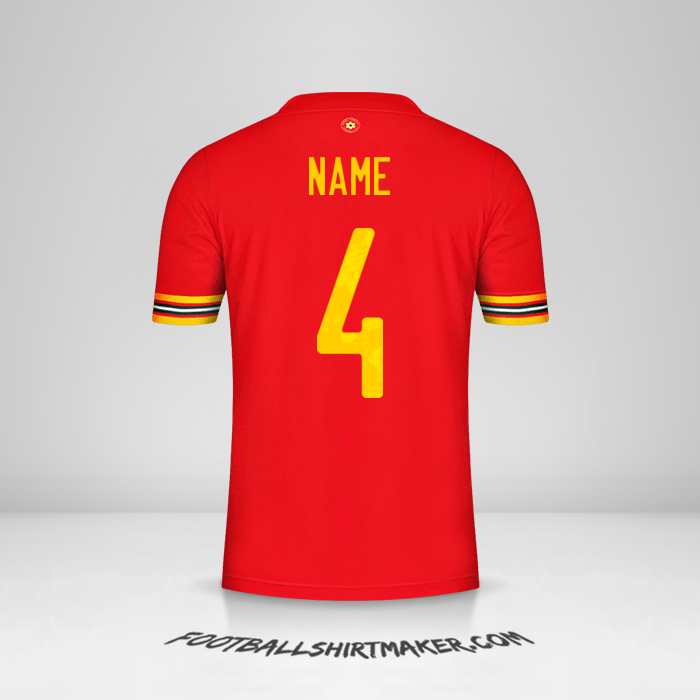 Shirt Wales 2020/2021 -  name - 4