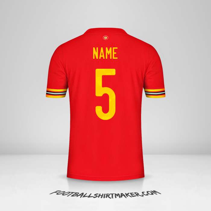 Shirt Wales 2020/2021 -  name - 5