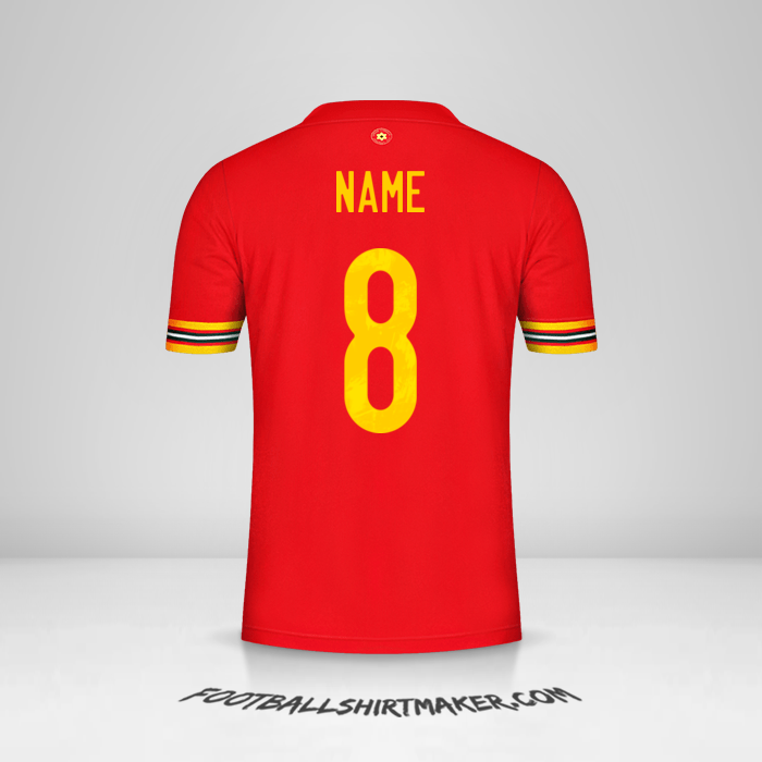 Shirt Wales 2020/2021 -  name - 8