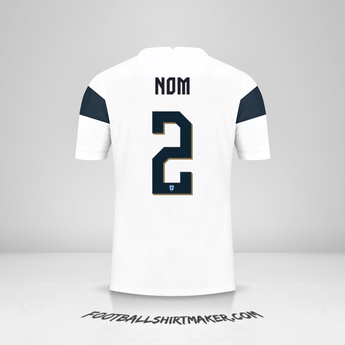 Maillot Finlande 2020/2021 -  nom - 2