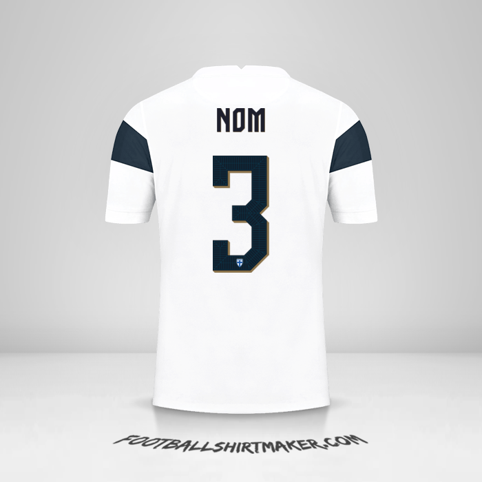 Maillot Finlande 2020/2021 -  nom - 3