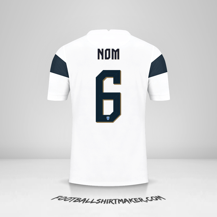 Maillot Finlande 2020/2021 -  nom - 6