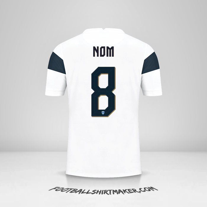 Maillot Finlande 2020/2021 -  nom - 8