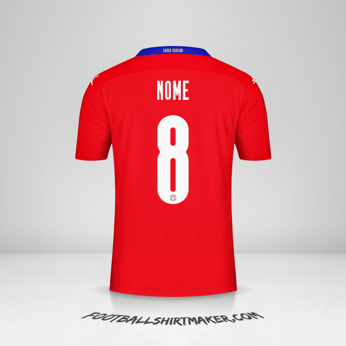 Maglia Paraguay 2020/2021 -  nome - 8