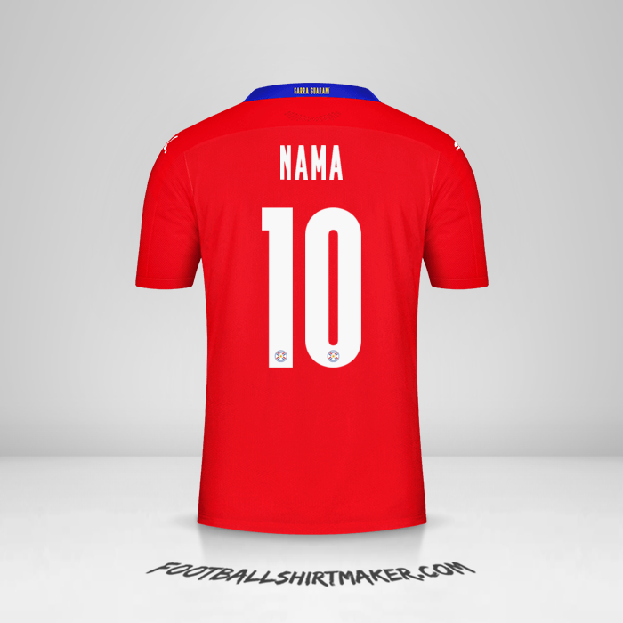 Jersey Paraguay 2020/2021 -  nama - 10