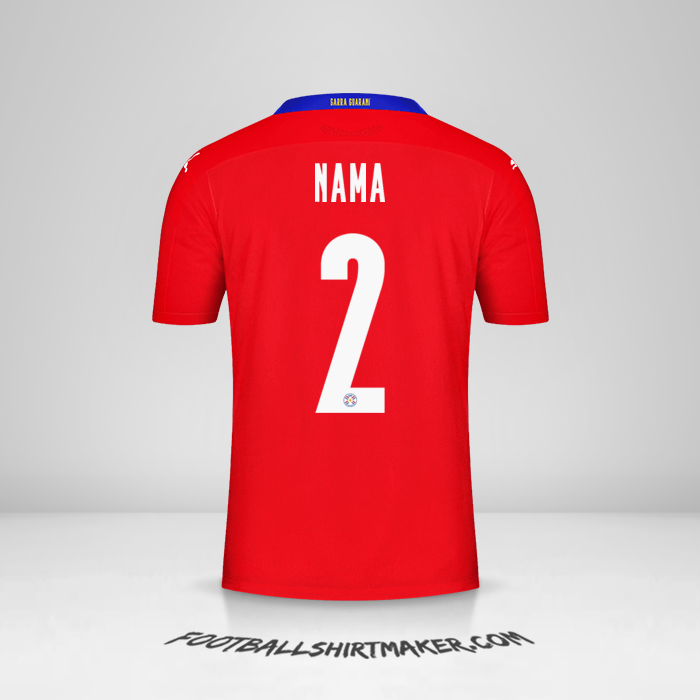 Jersey Paraguay 2020/2021 -  nama - 2