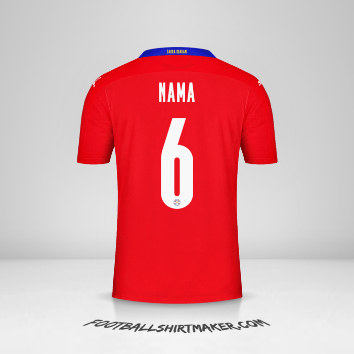 Jersey Paraguay 2020/2021 -  nama - 6