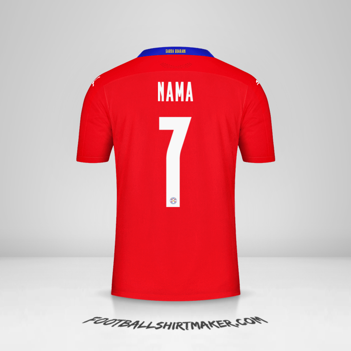 Jersey Paraguay 2020/2021 -  nama - 7