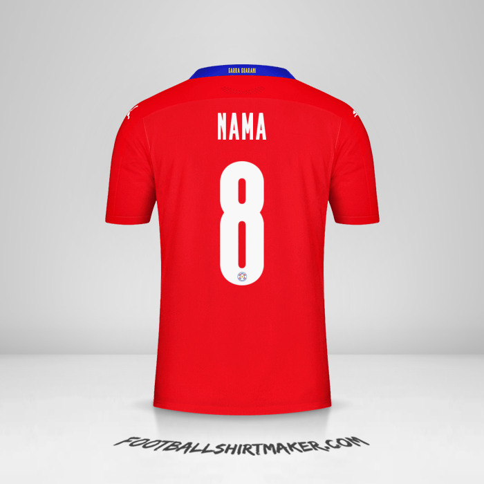 Jersey Paraguay 2020/2021 -  nama - 8