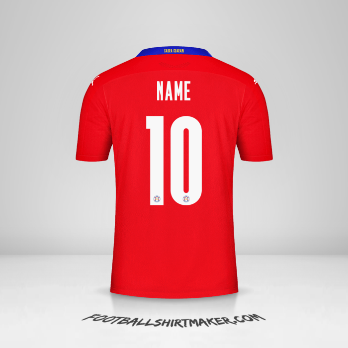 Trikot Paraguay 2020/2021 -  name - 10