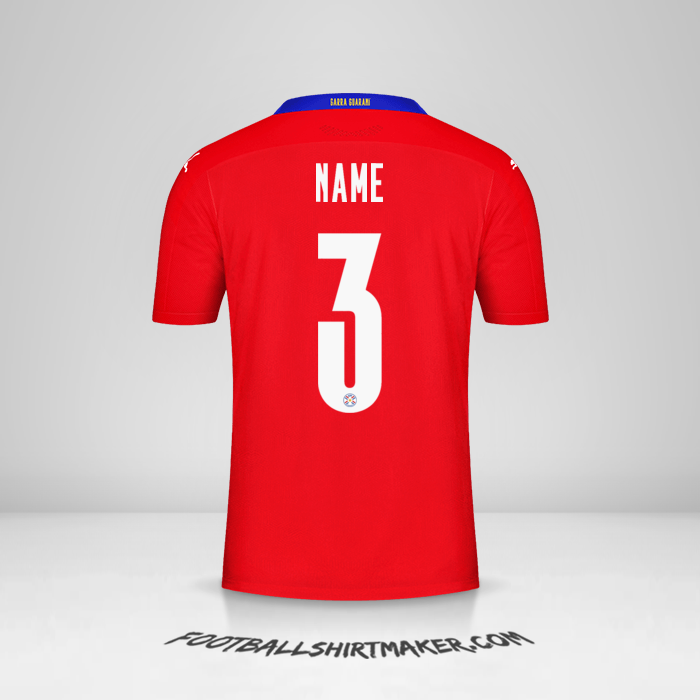 Shirt Paraguay 2020/2021 -  name - 3
