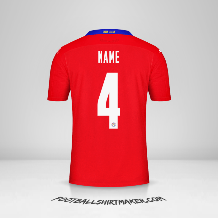 Shirt Paraguay 2020/2021 -  name - 4