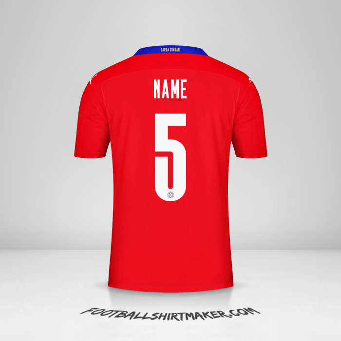 Trikot Paraguay 2020/2021 -  name - 5