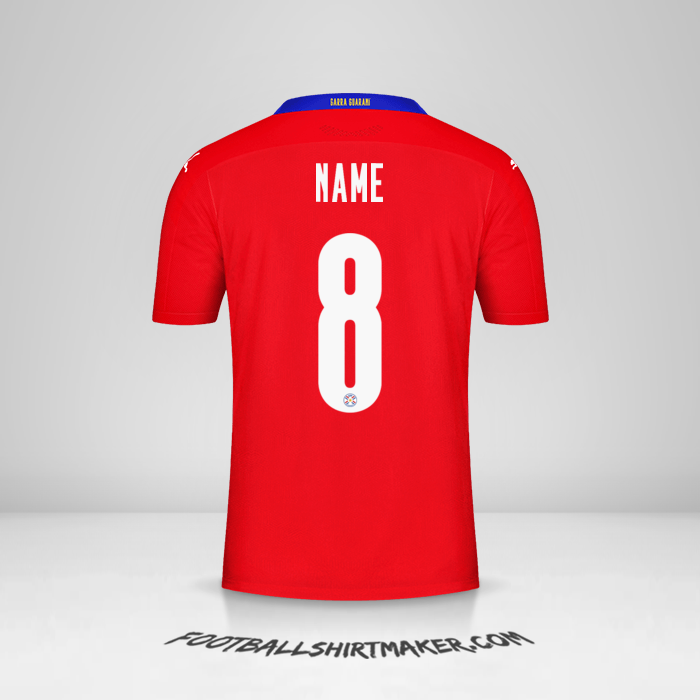 Shirt Paraguay 2020/2021 -  name - 8