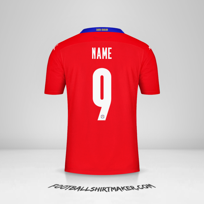Shirt Paraguay 2020/2021 -  name - 9