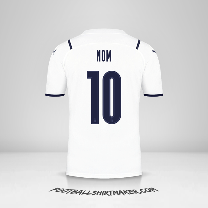 Maillot Italie 2021 Extérieur -  nom - 10