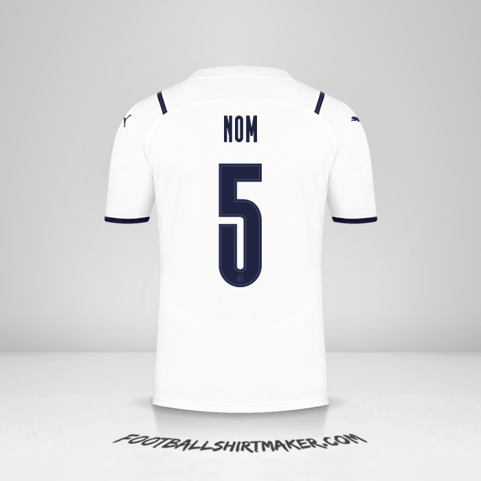 Maillot Italie 2021 Extérieur -  nom - 5