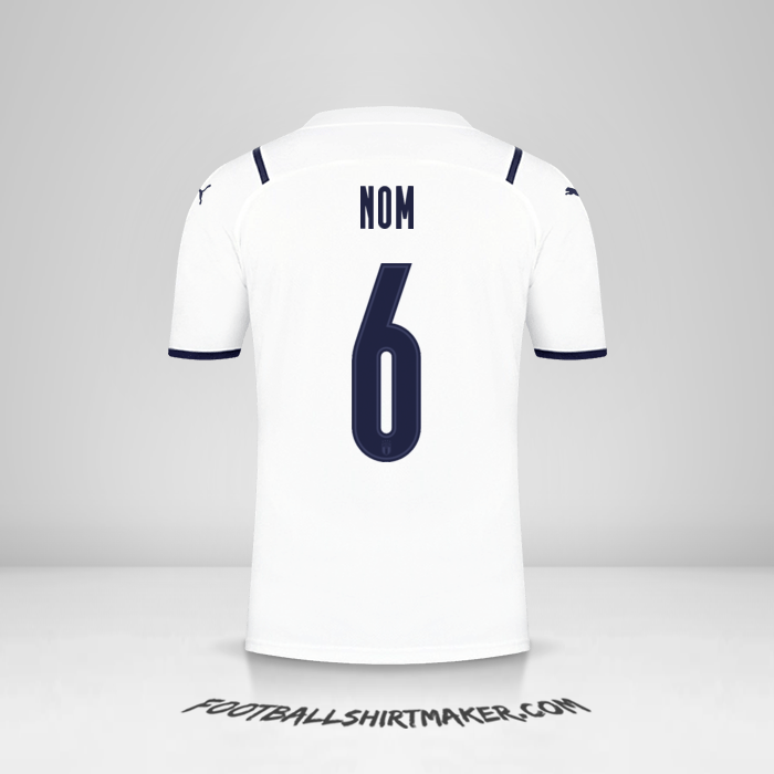 Maillot Italie 2021 Extérieur -  nom - 6