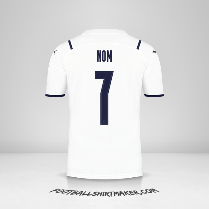 Maillot Italie 2021 Extérieur -  nom - 7