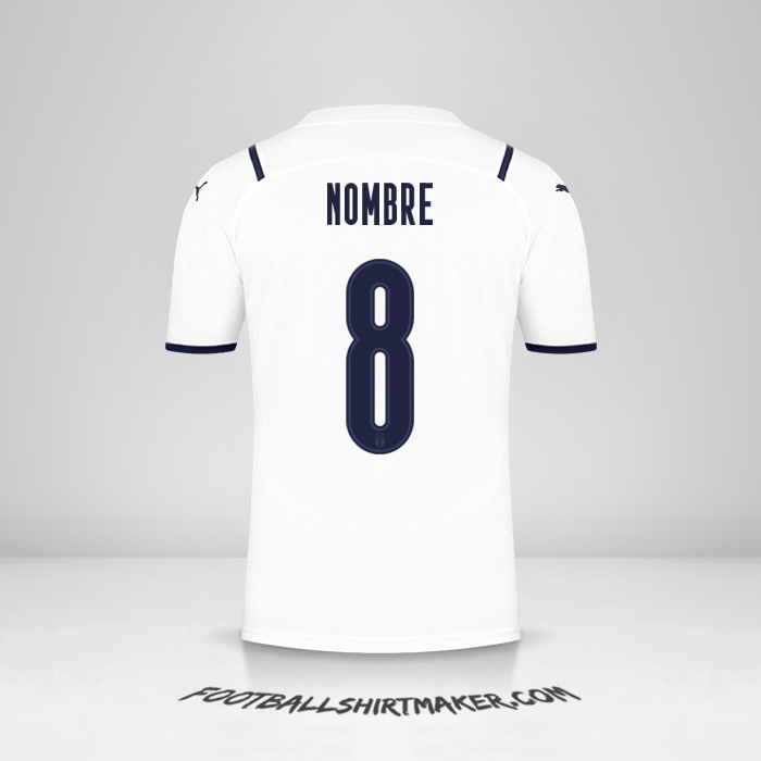 Jersey Italia 2021 Visita -  nombre - 8