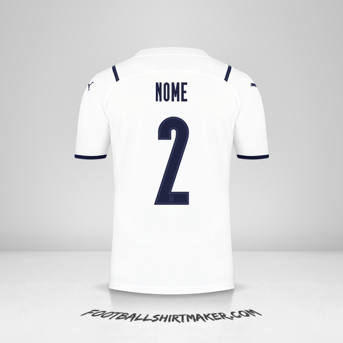Camisa Itália 2021 Alternativa -  nome - 2