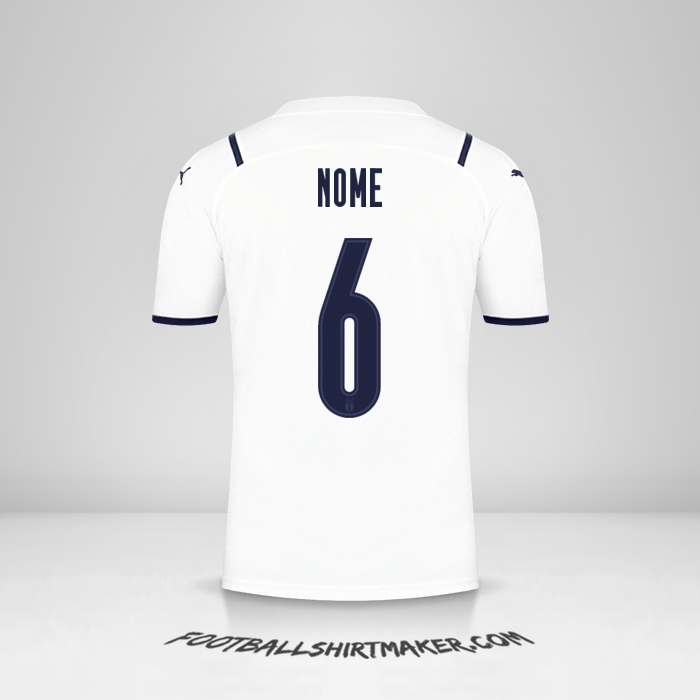 Maglia Italia 2021 Seconda -  nome - 6