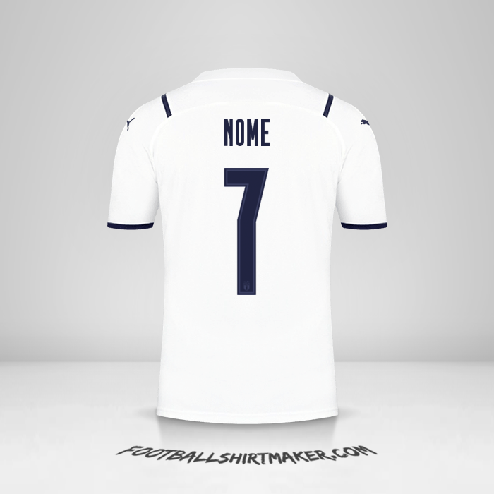 Maglia Italia 2021 Seconda -  nome - 7