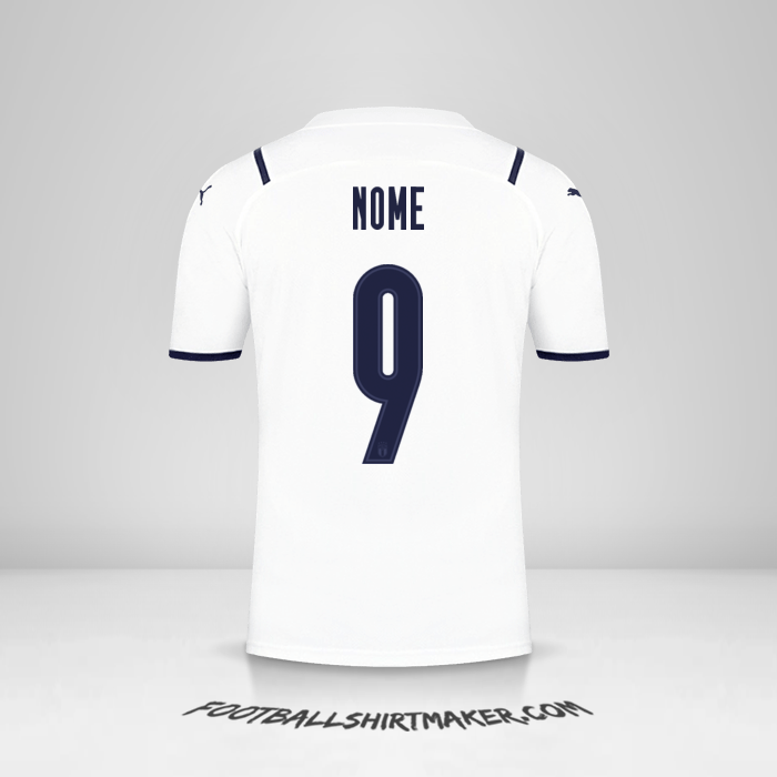 Maglia Italia 2021 Seconda -  nome - 9