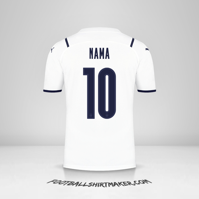 Jersey Italia 2021 Alternatif -  nama - 10