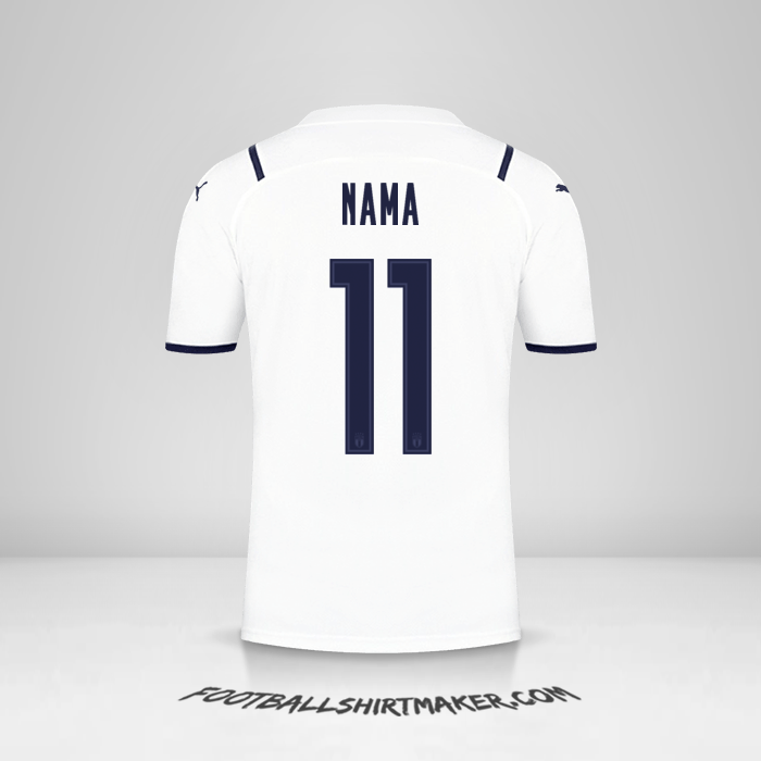 Jersey Italia 2021 Alternatif -  nama - 11