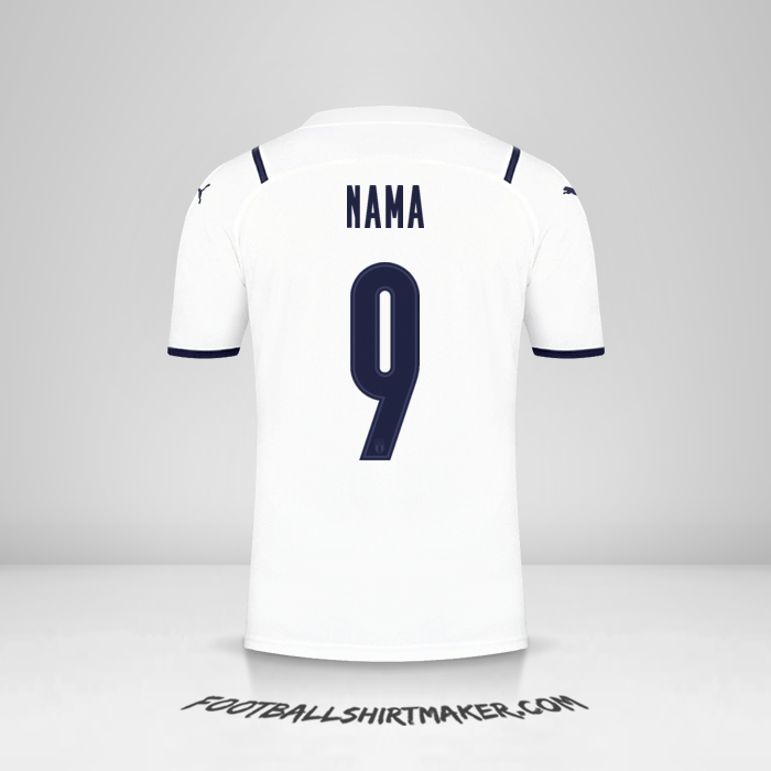 Jersey Italia 2021 Alternatif -  nama - 9