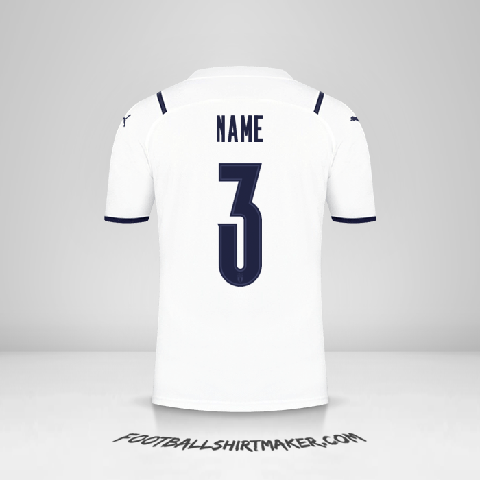 Shirt Italy 2021 Away -  name - 3