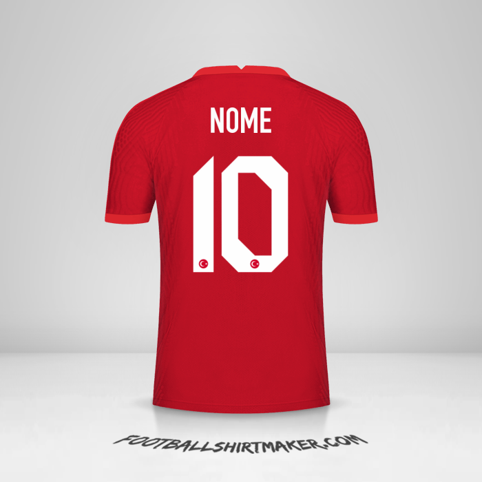 Camisa Turquia 2020/2021 Alternativa -  nome - 10