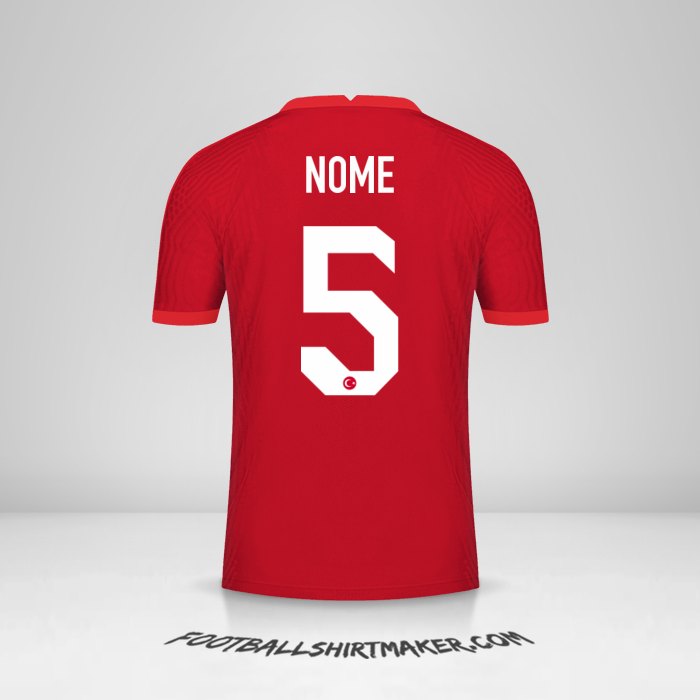 Camisa Turquia 2020/2021 Alternativa -  nome - 5