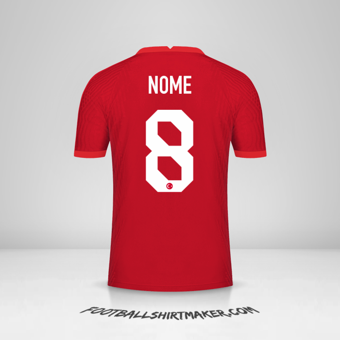 Camisa Turquia 2020/2021 Alternativa -  nome - 8