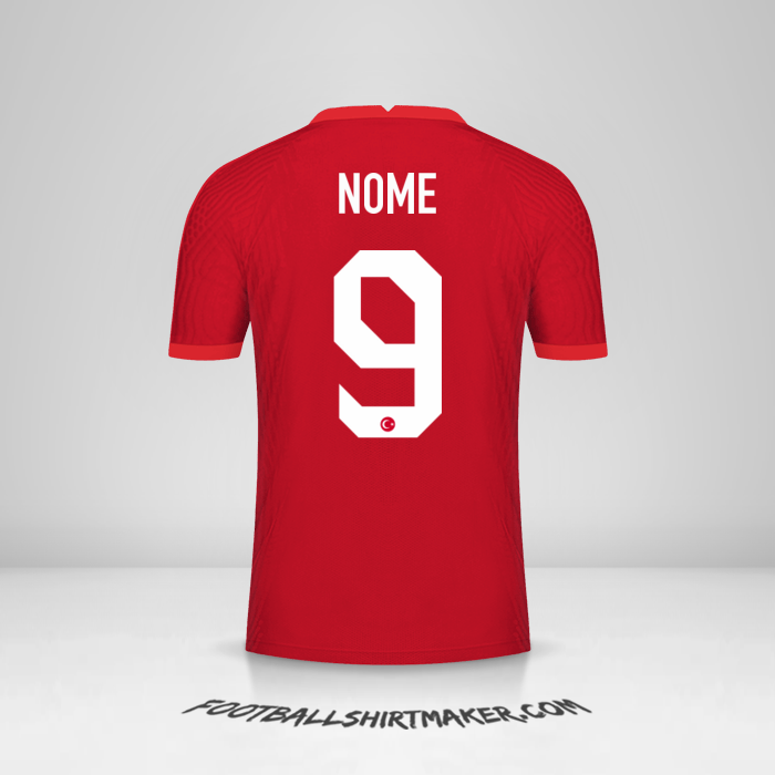 Camisola Turquia 2020/2021 Alternativa -  nome - 9