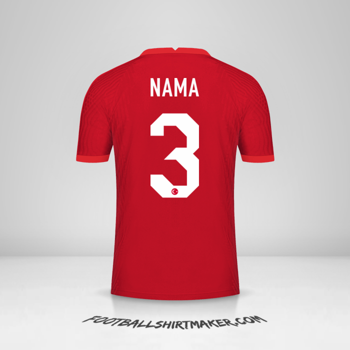 Jersey Turki 2020/2021 Alternatif -  nama - 3