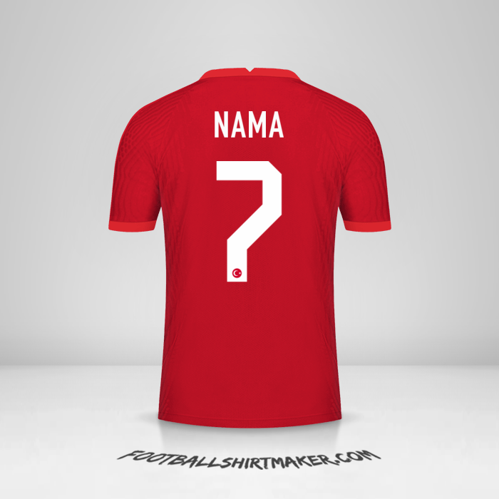 Jersey Turki 2020/2021 Alternatif -  nama - 7