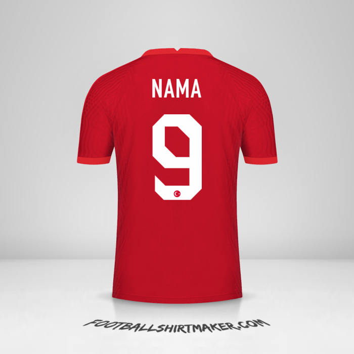 Jersey Turki 2020/2021 Alternatif -  nama - 9