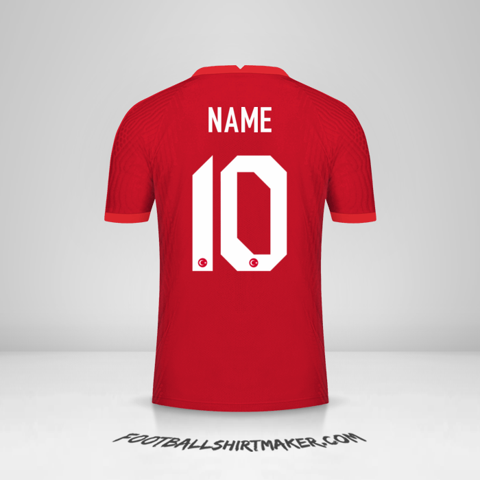 Shirt Turkey 2020/2021 Away -  name - 10