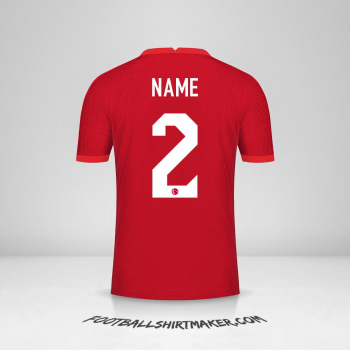 Trikot Türkei 2020/2021 Auswärts -  name - 2